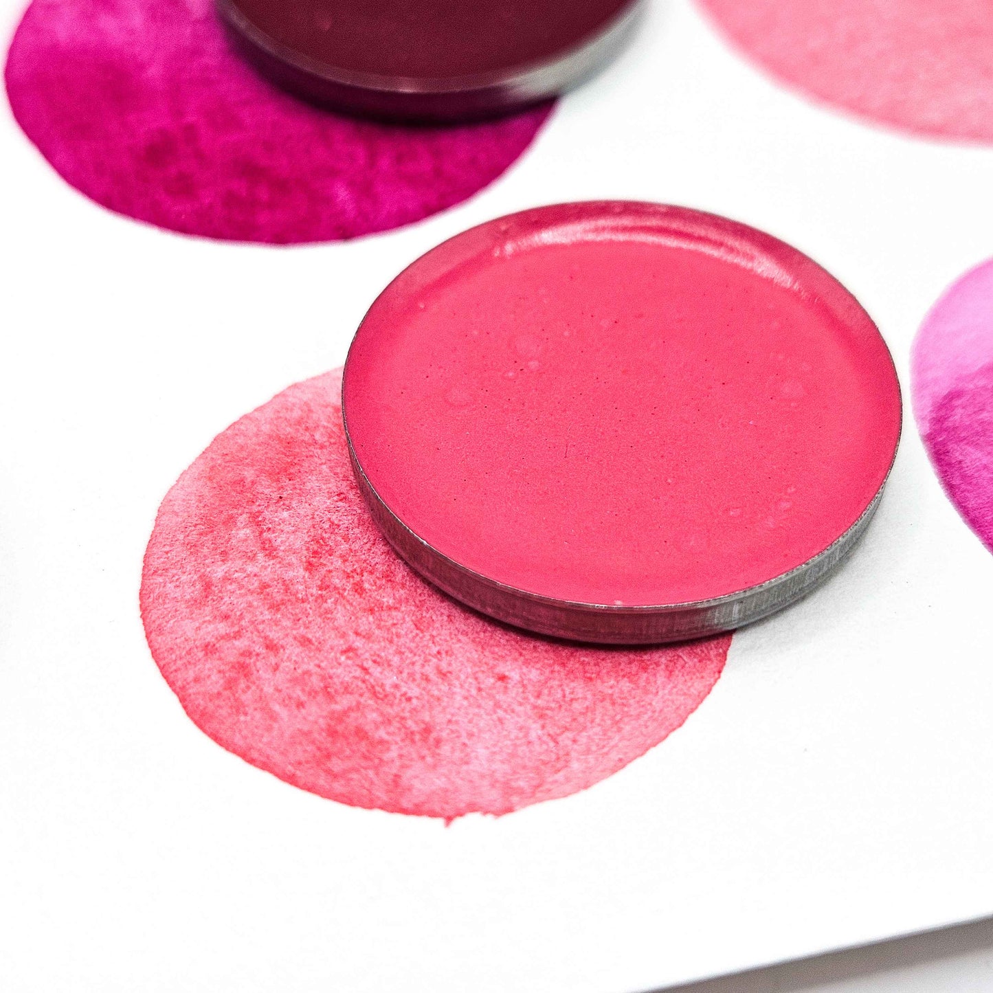 AQUARELLES ARTISANALES - ROUGE et ROSE