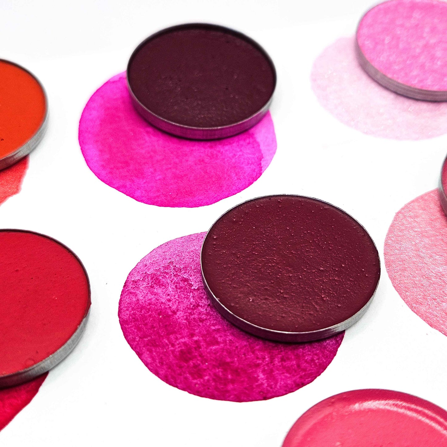 AQUARELLES ARTISANALES - ROUGE et ROSE