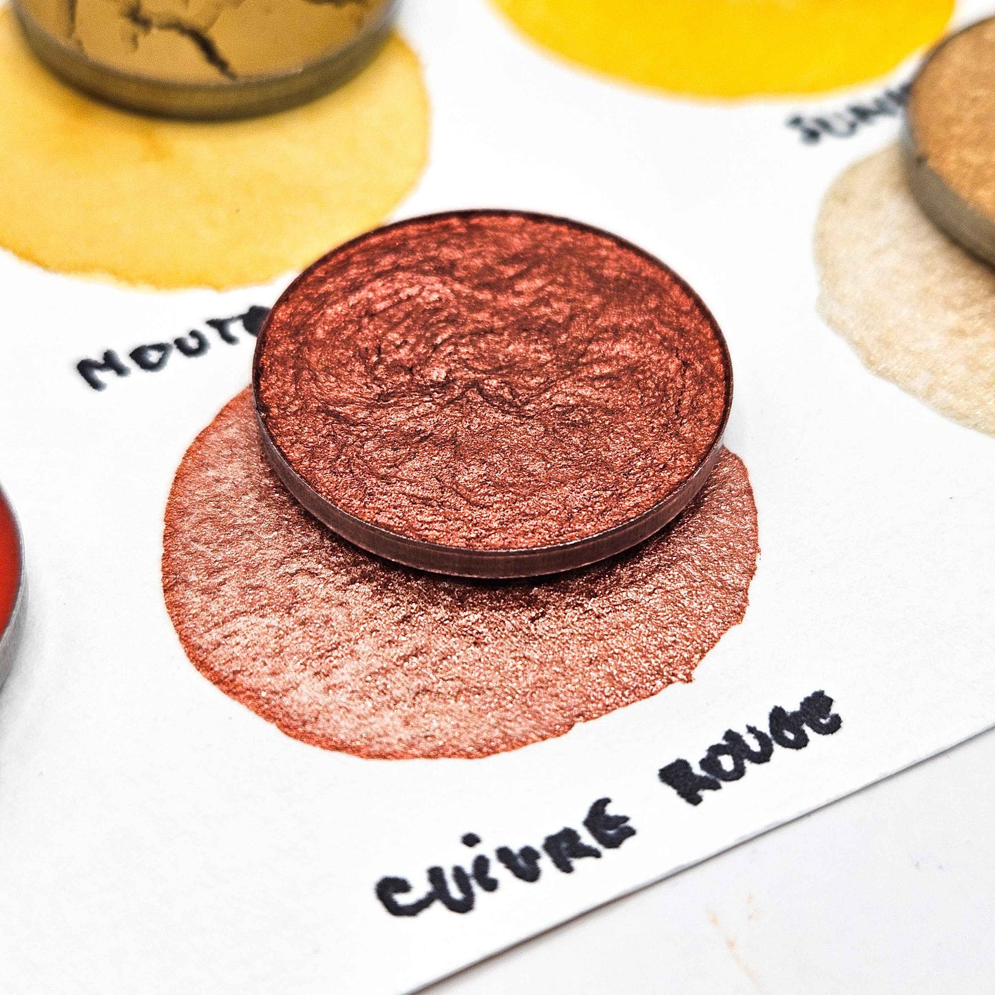 AQUARELLES ARTISANALES - JAUNES ET ORANGES