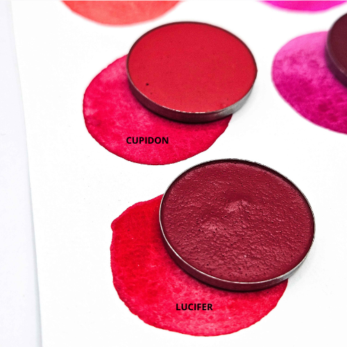 AQUARELLES ARTISANALES - ROUGE et ROSE