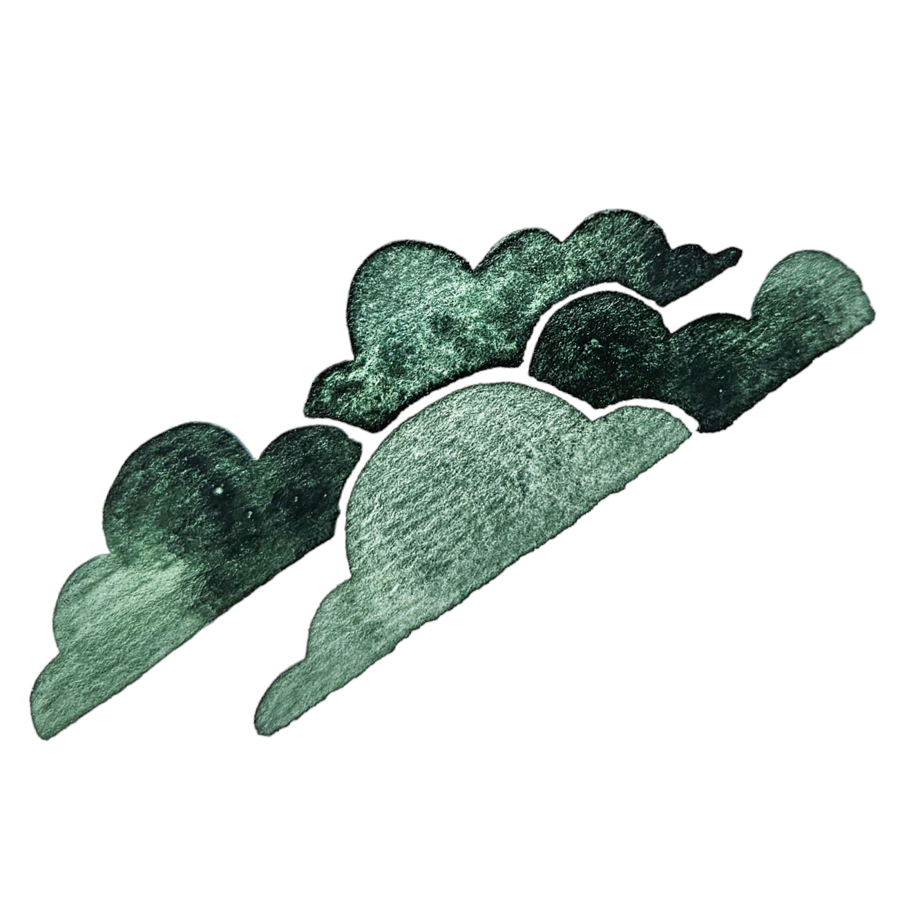 Aquarelle artisanale - SAPIN 0102