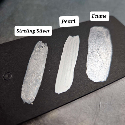 Aquarelle pailletée - STERLING SILVER 0120