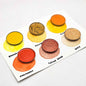 AQUARELLES ARTISANALES - JAUNES ET ORANGES