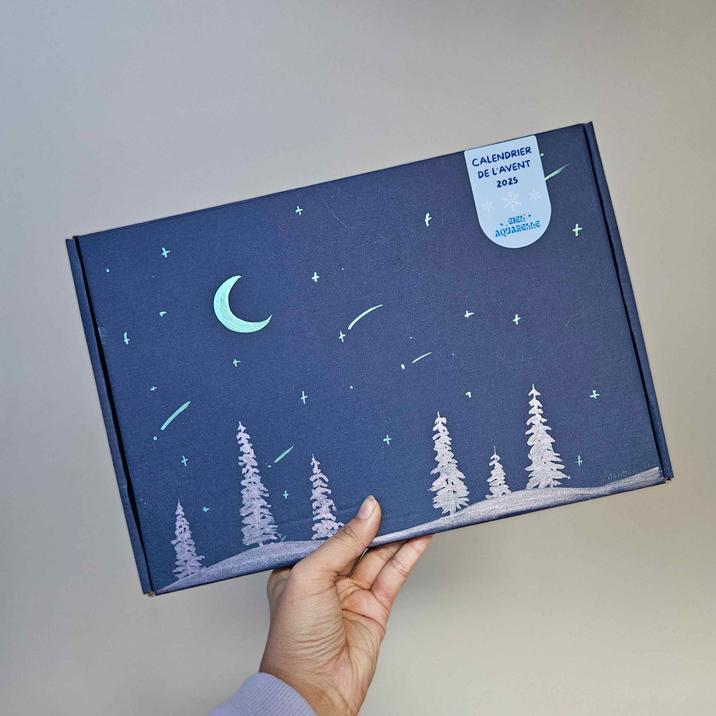 CALENDRIER DE L'AVENT AQUARELLE 2025