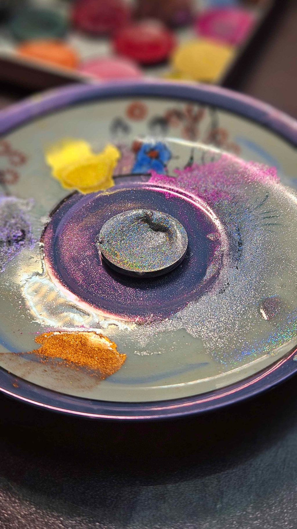 Aquarelle holographique - Prisme