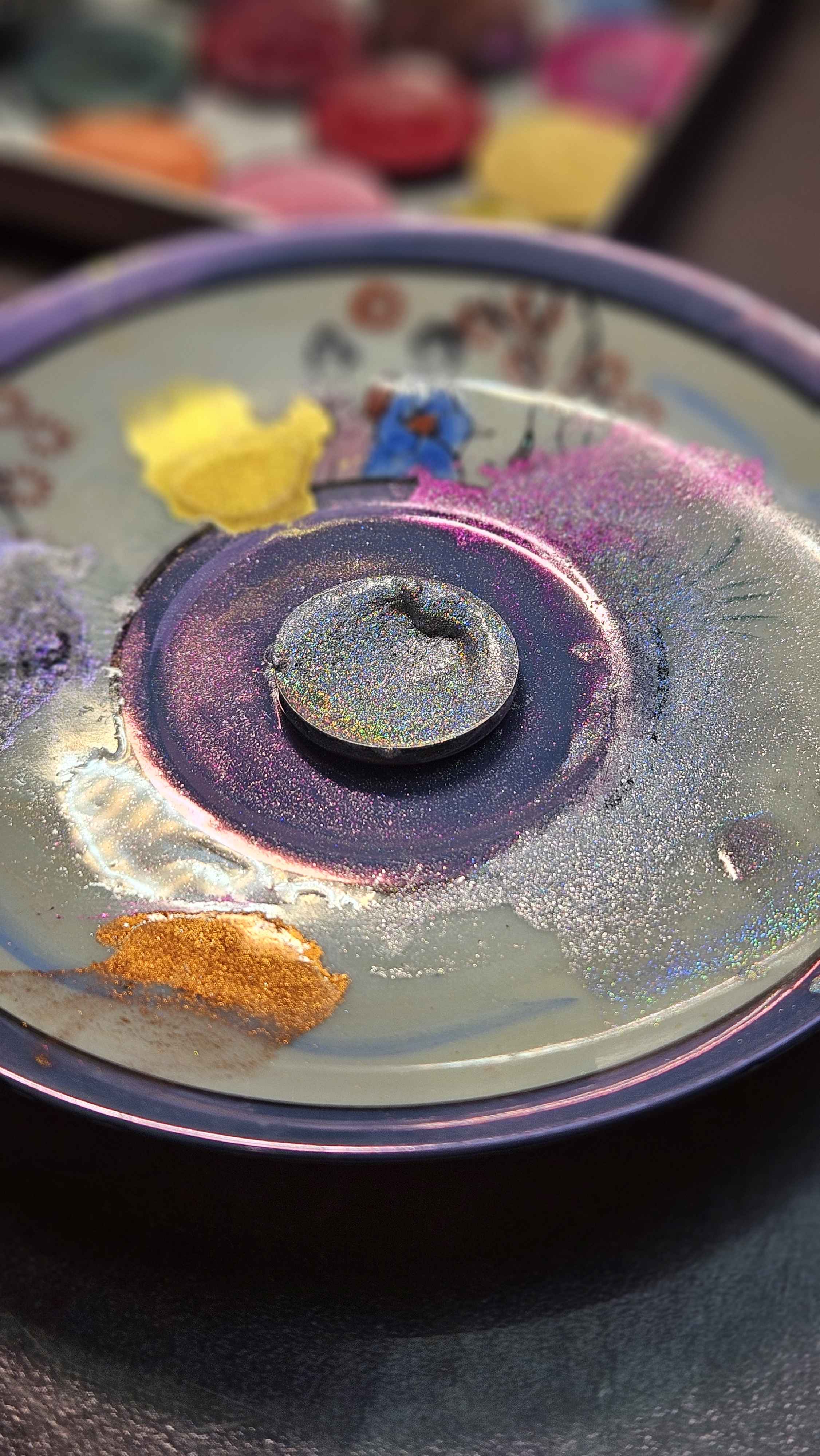 Aquarelle holographique - Prisme