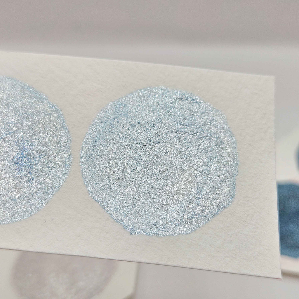 SET - Eclats d'hiver de 3 aquarelles artisanles