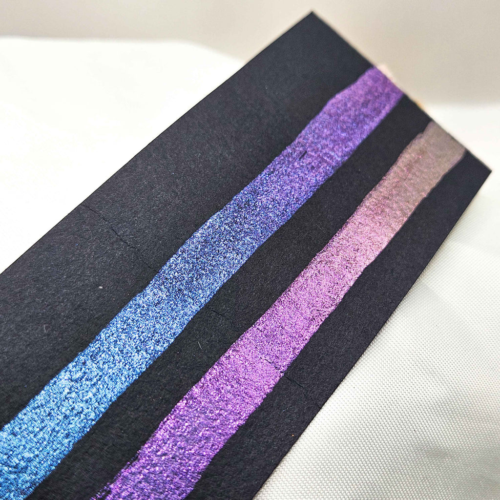 Aquarelles CAMÉLÉONS spéciales papier noir