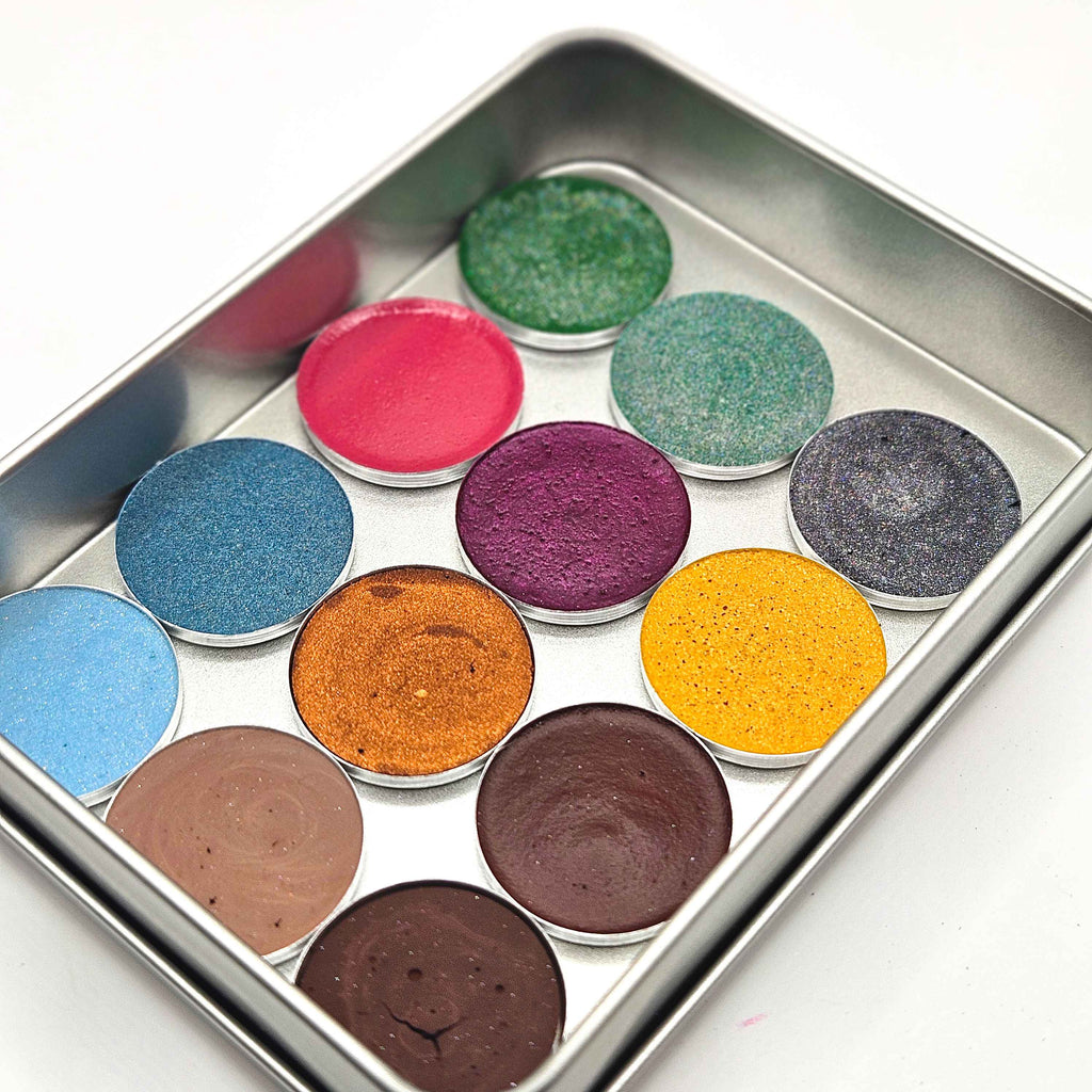 Calendrier de l'après - 12 cases 12 aquarelles artisanales