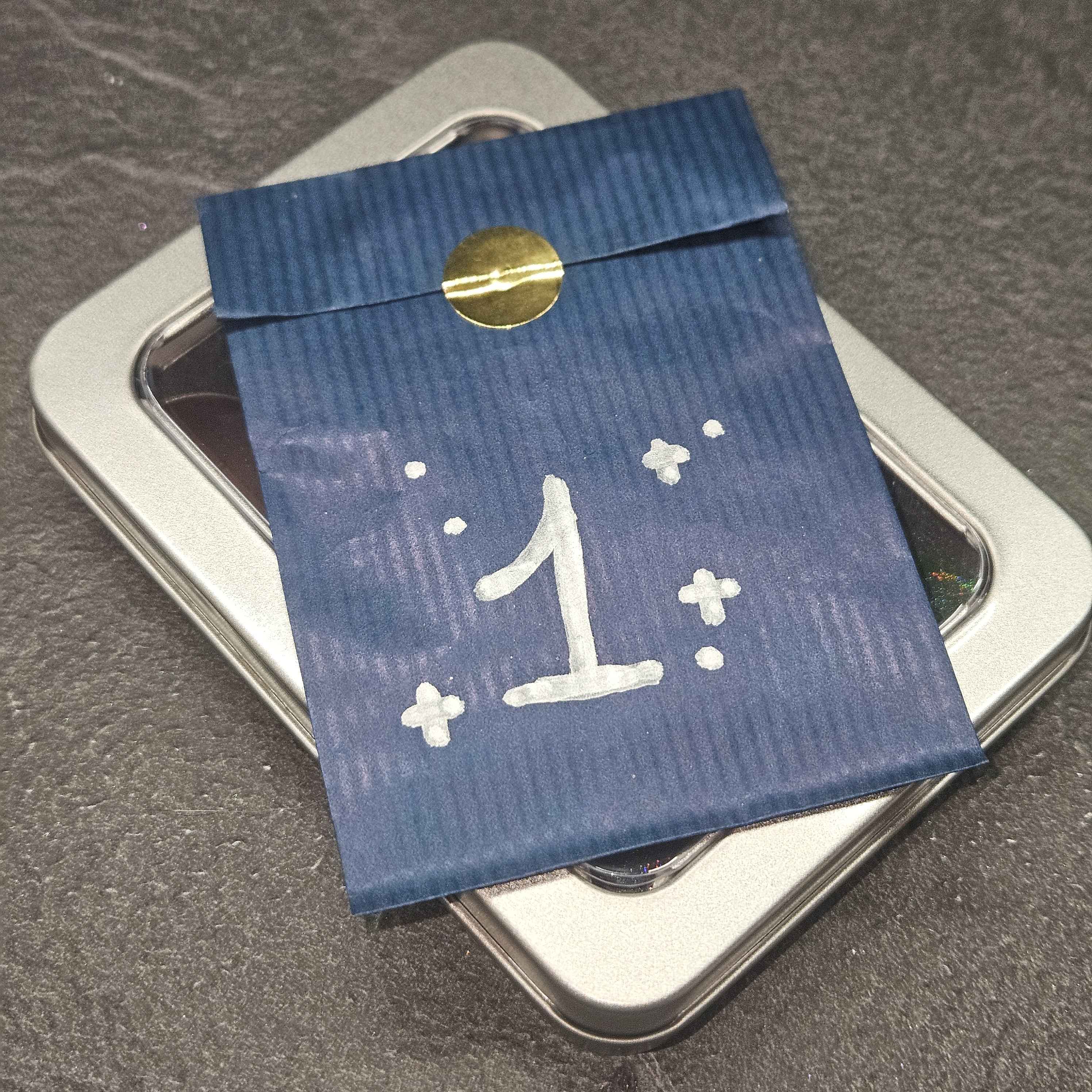 Calendrier de l'après - 12 cases 12 aquarelles artisanales