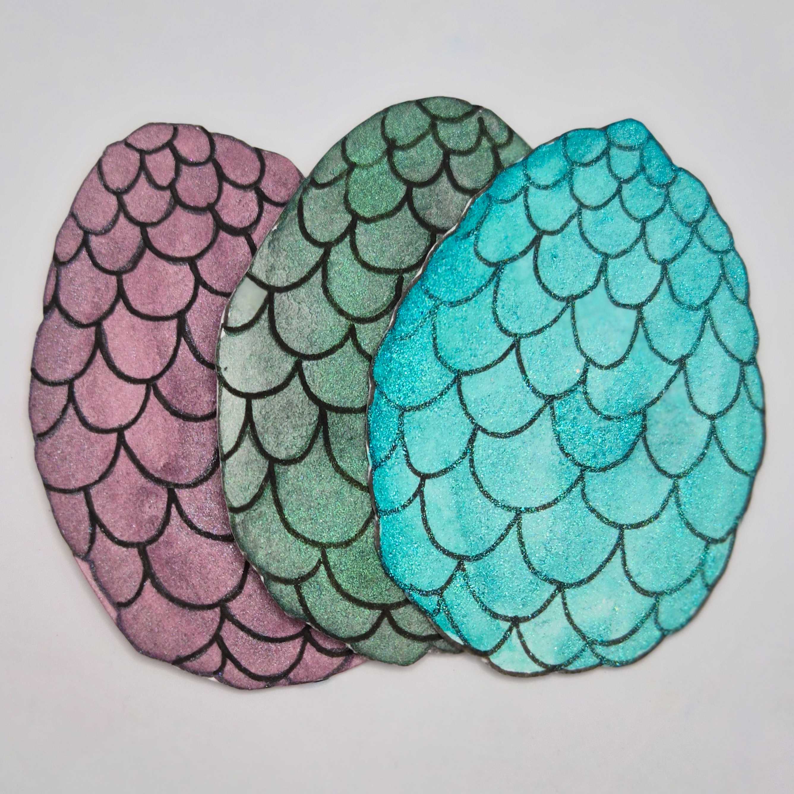 Créatures de Légendes - TRIO D'AQUARELLES ARTISANALES BRILLANTES