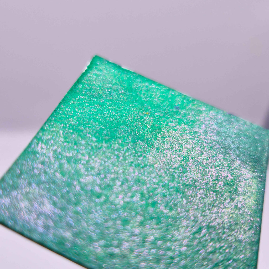 AMAZONITE - AQUARELLE ARTISANALE BRILLANTE