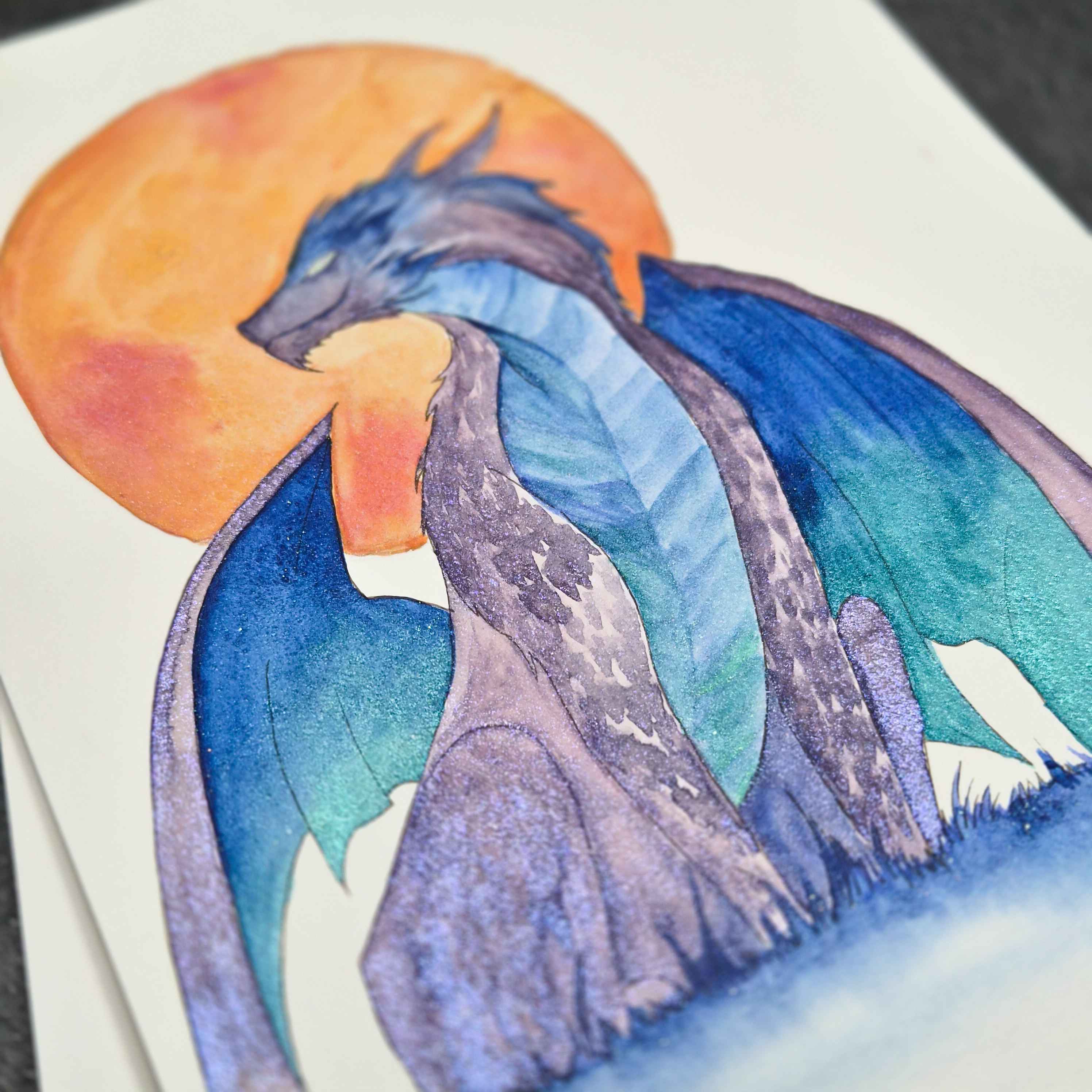 ONIRISME - AQUARELLE ARTISANALE BRILLANTE