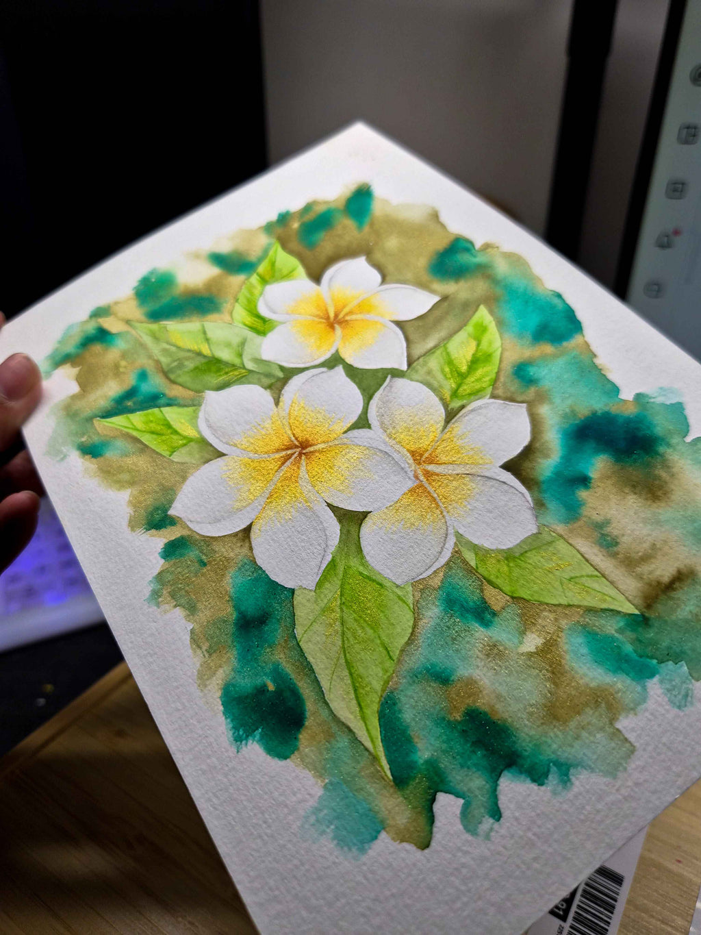 LA VÉGÉTATION - Aquarelles artisanales