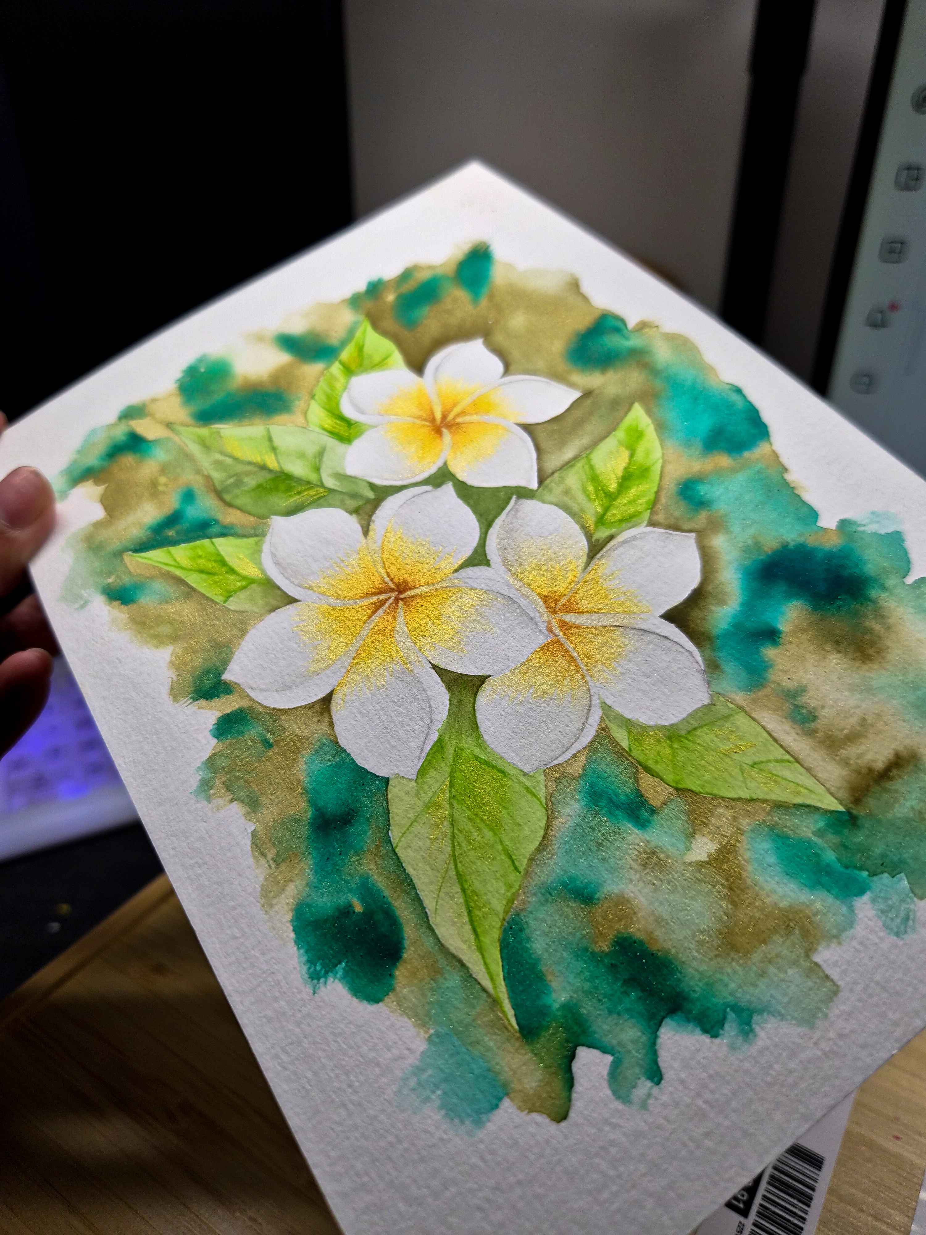 LA VÉGÉTATION - Aquarelles artisanales