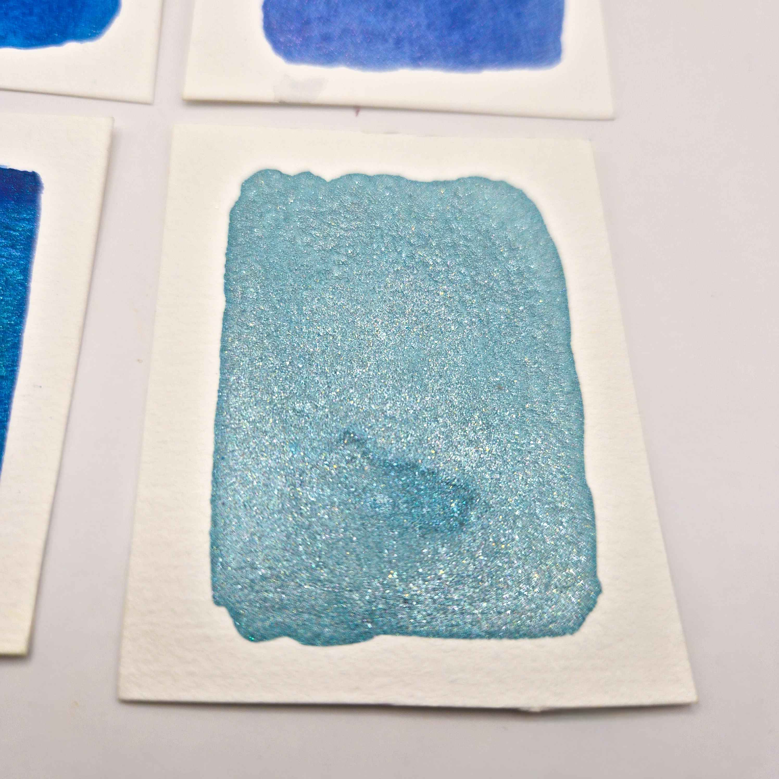 LES FLEURS BLEUES - Aquarelles artisanales