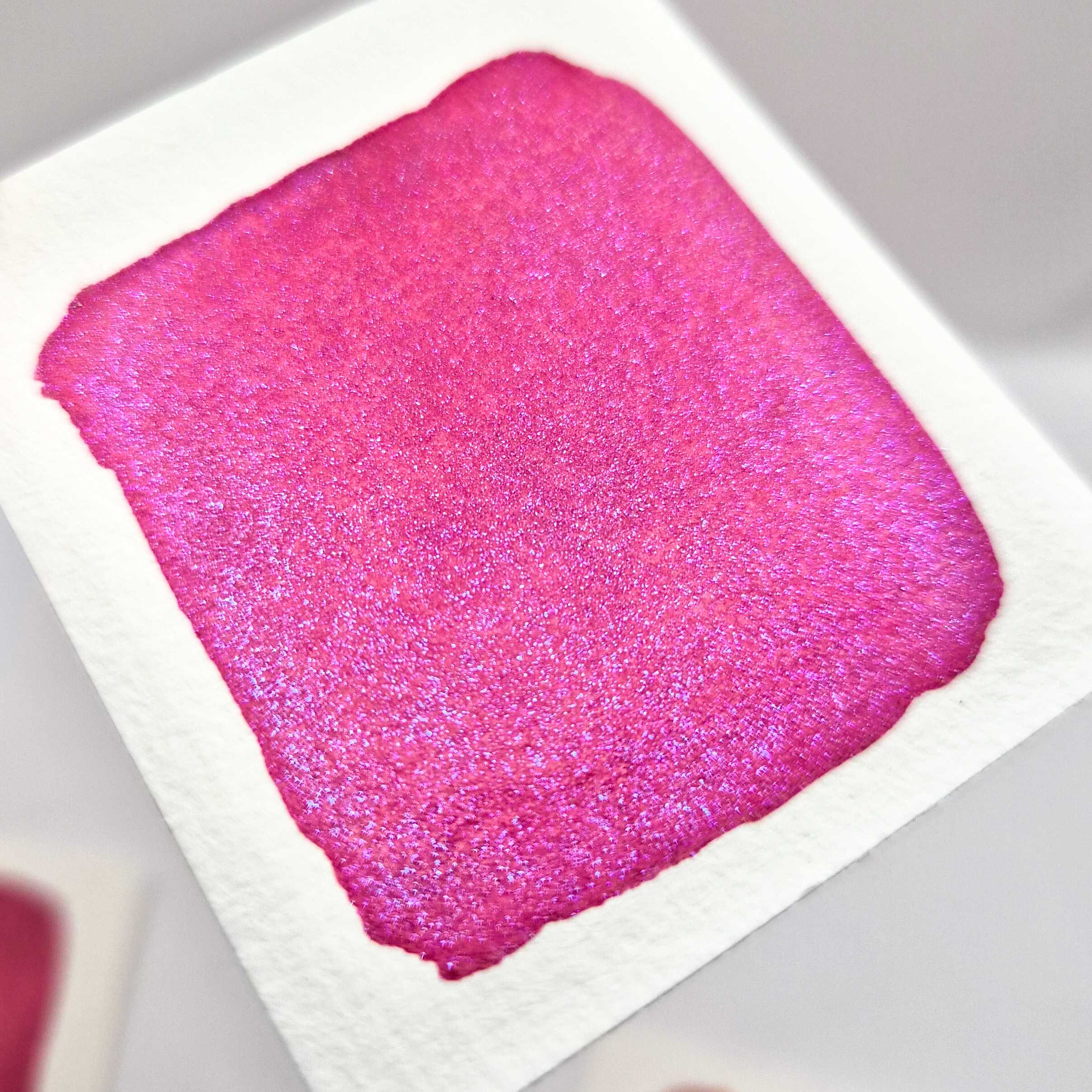 LES FLEURS ROSES et ROUGES - Aquarelle artisanale