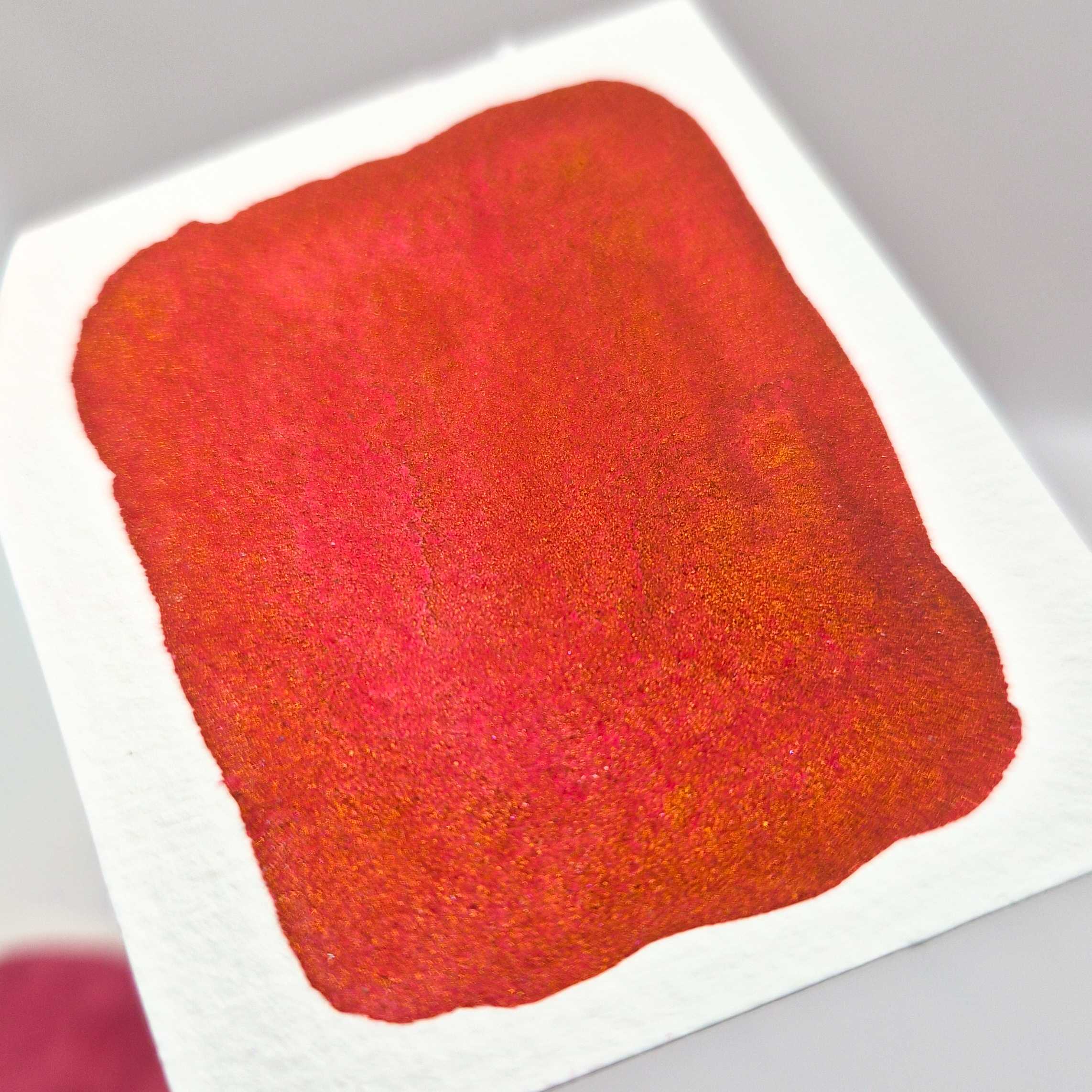 LES FLEURS ROSES et ROUGES - Aquarelle artisanale