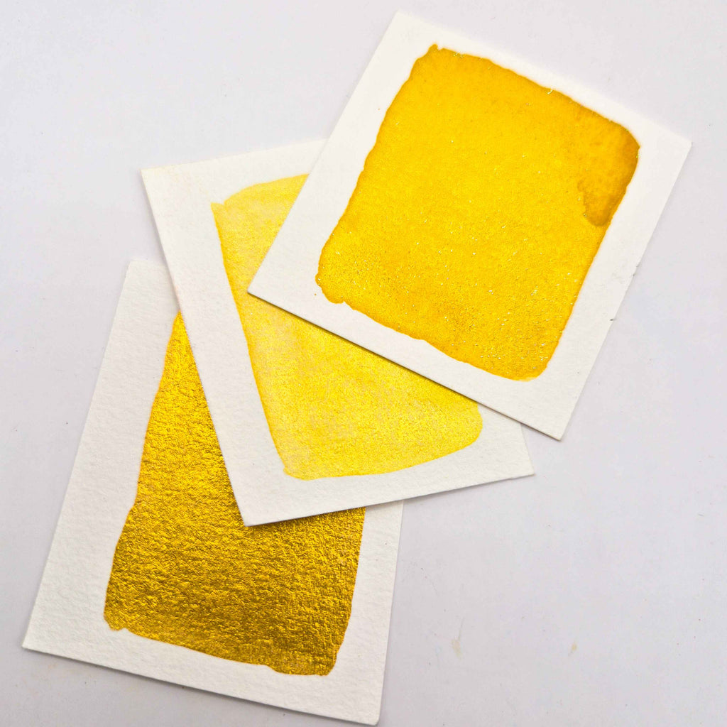 LES FLEURS JAUNES - Aquarelles artisanales