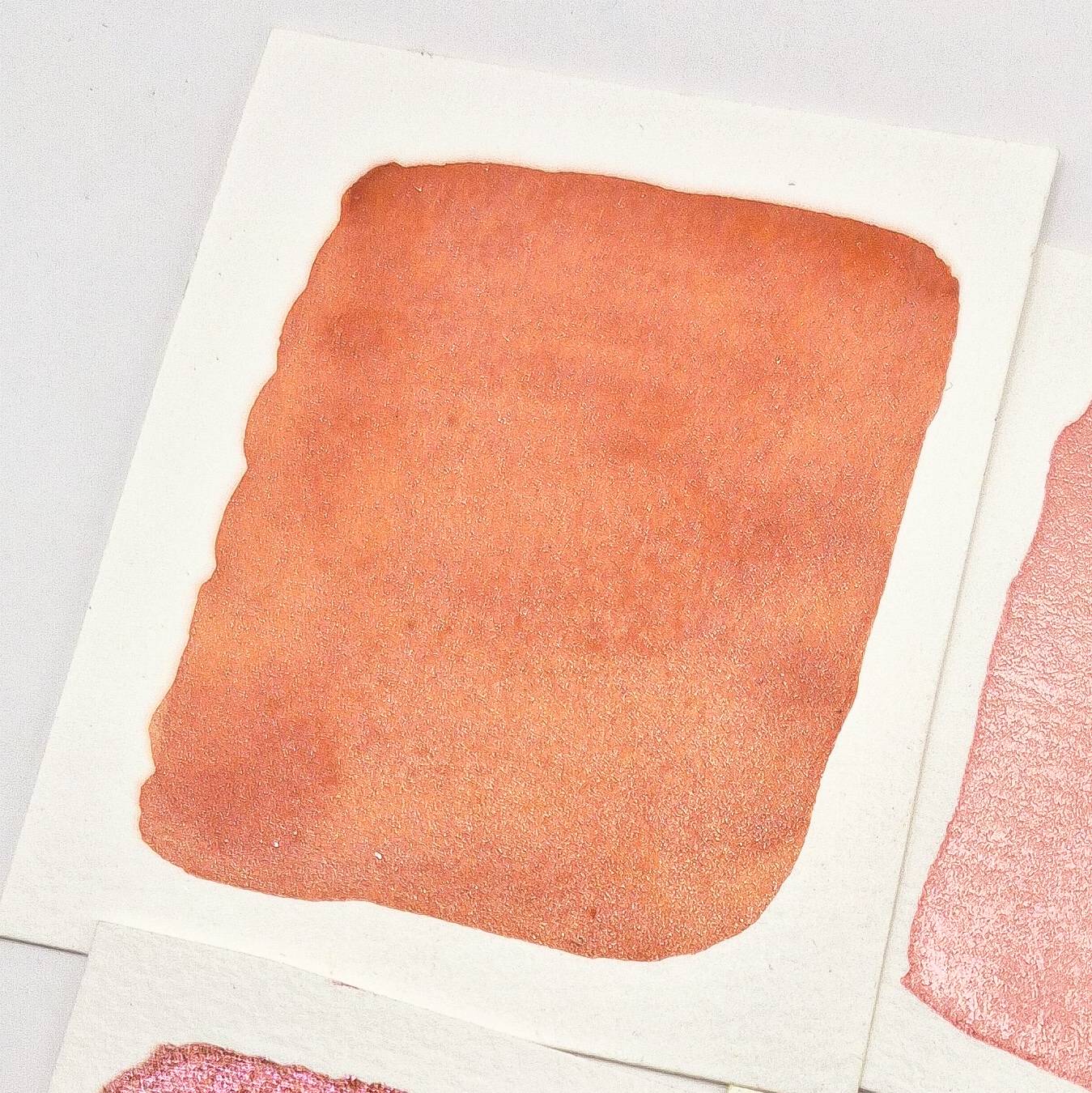 LES FLEURS ORANGES - Aquarelles artisanales