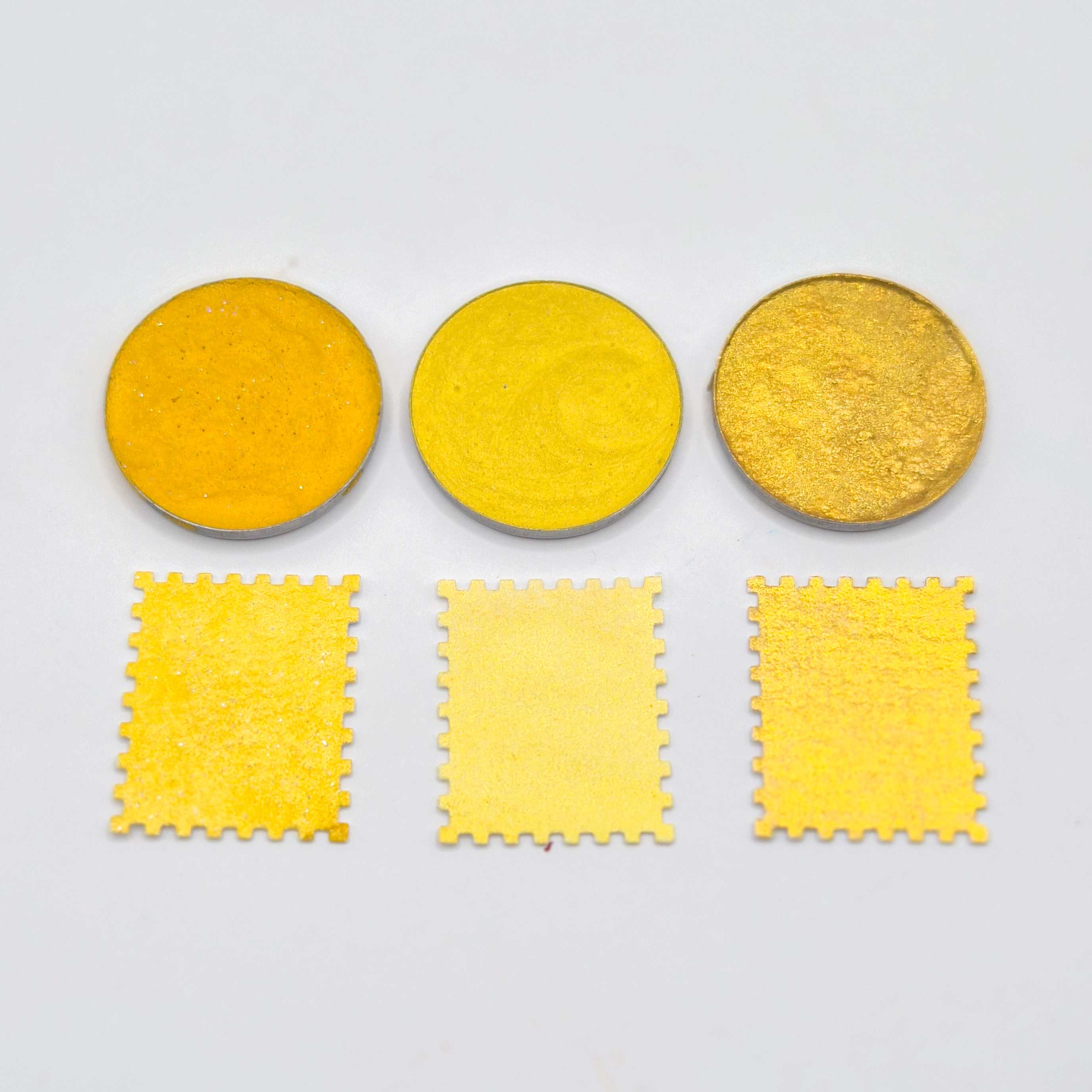 LES FLEURS JAUNES - Aquarelles artisanales