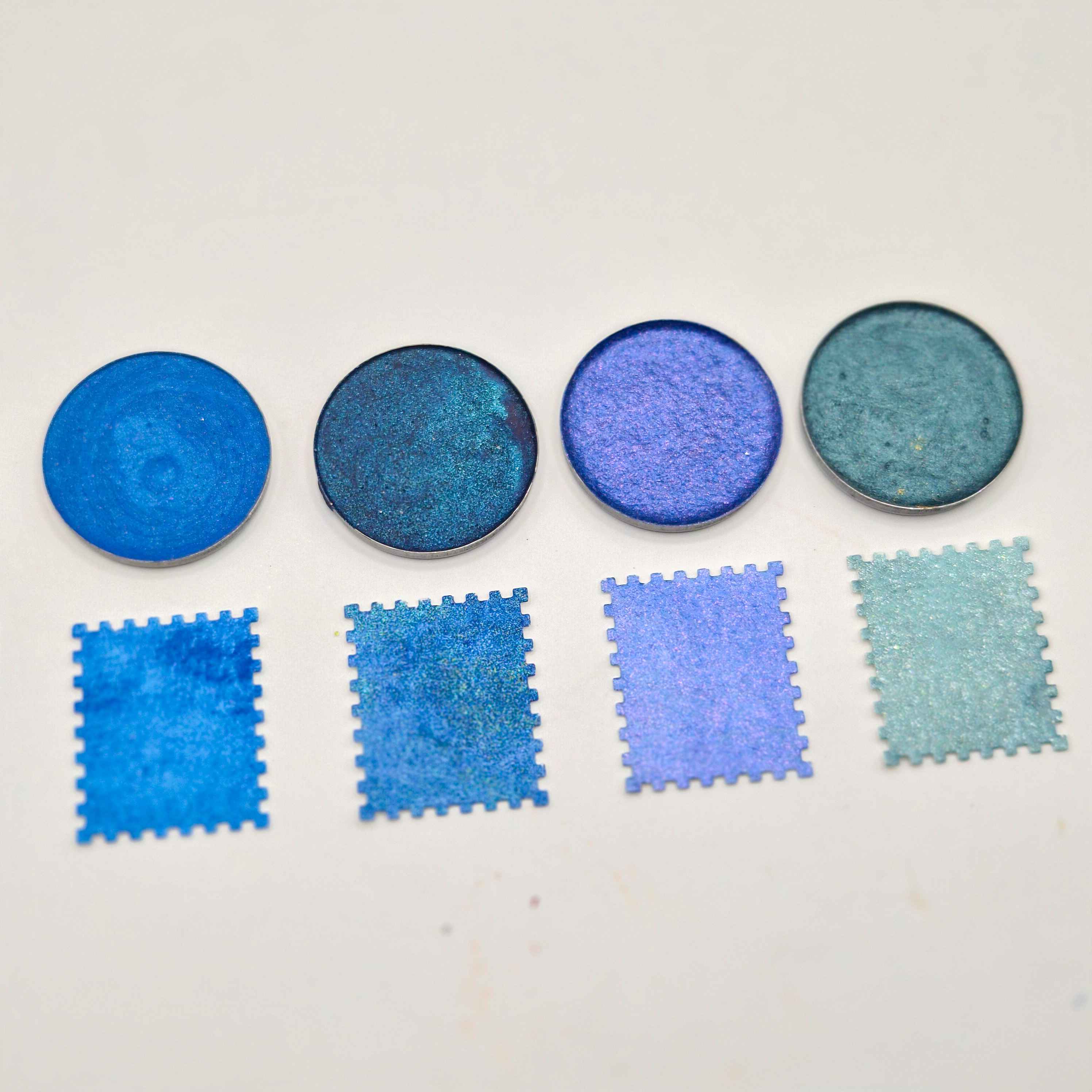 LES FLEURS BLEUES - Aquarelles artisanales