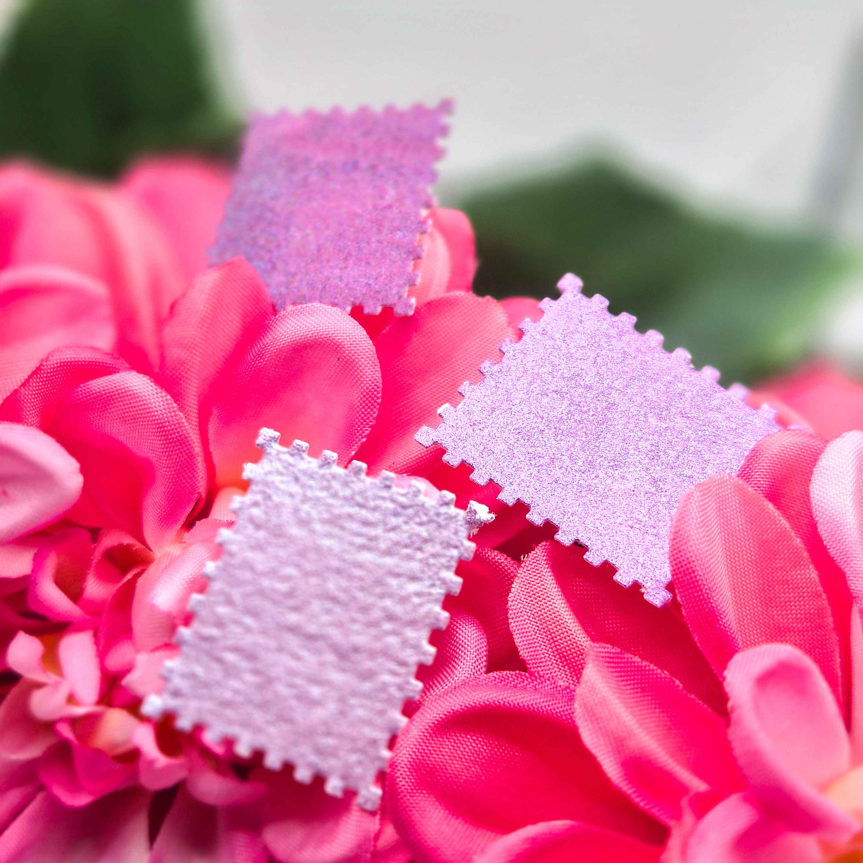 LES FLEURS VIOLETTES - Aquarelles artisanales