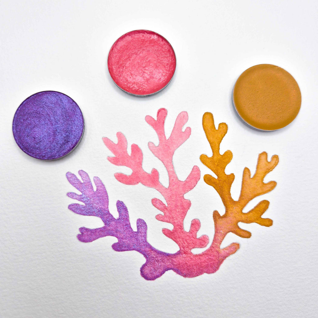 Aquarelles Artisanales - Coraux Magiques