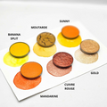 AQUARELLES ARTISANALES - JAUNES ET ORANGES