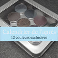 Calendrier de l'après - 12 cases 12 aquarelles artisanales