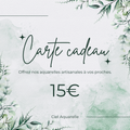Carte cadeau Ciel Aquarelle