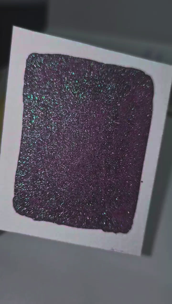 LES FLEURS VIOLETTES - Aquarelles artisanales